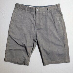 Volcom Vmonty shorts men's size 30 grey flat front